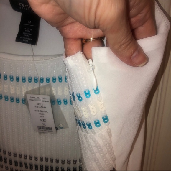 WHBM sparkle tank -size M  Beautiful, new with tags - Picture 11 of 16